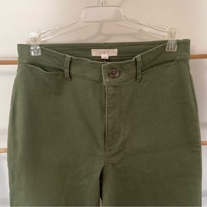 LOFT Skinny Pants in Stretch Twill NWT